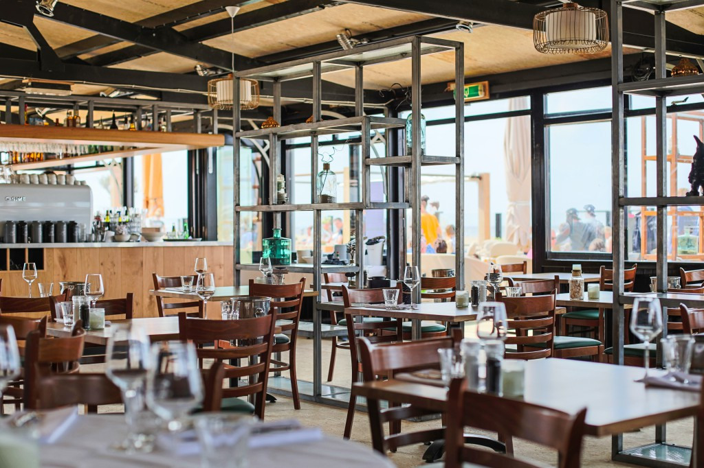 Het interieur van Oceans Beach House in Scheveningen