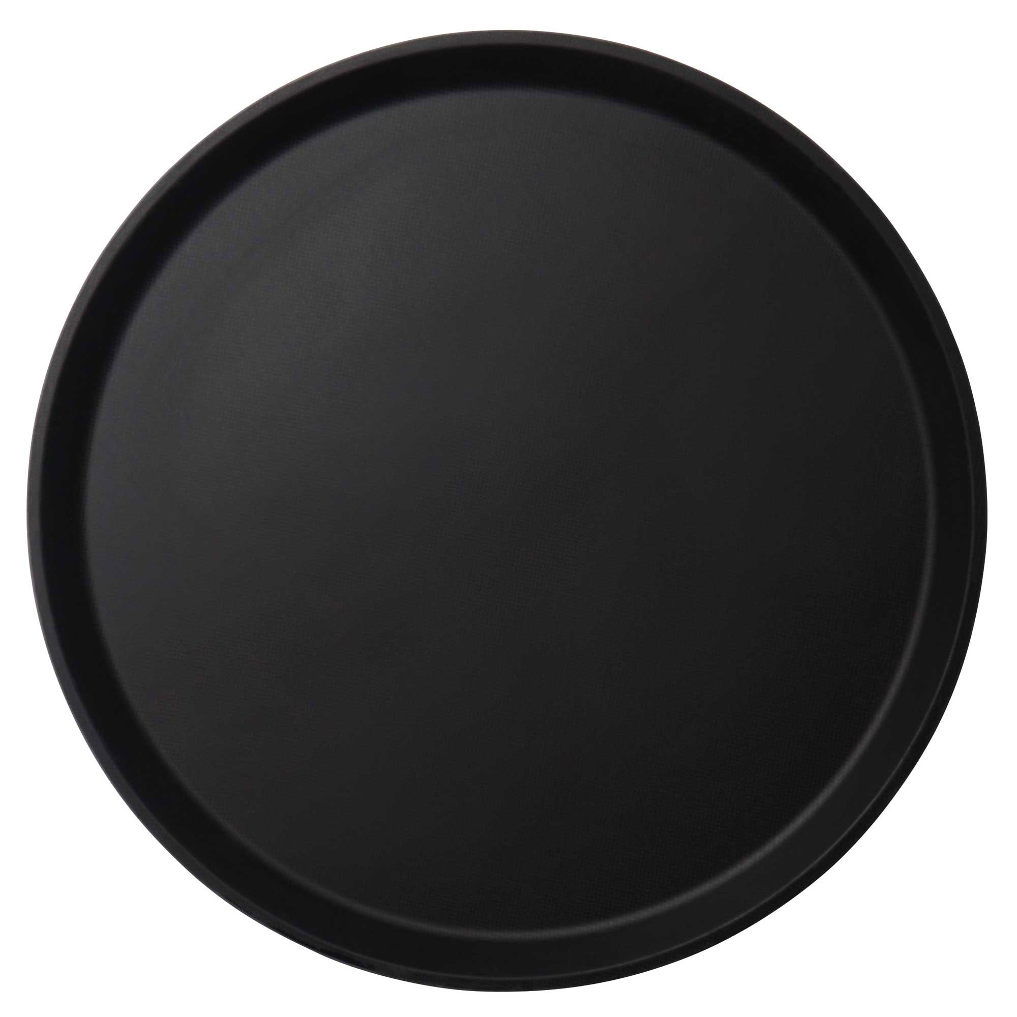1400CT110 Cambro rond dienblad antislip zwart 35,5 cm