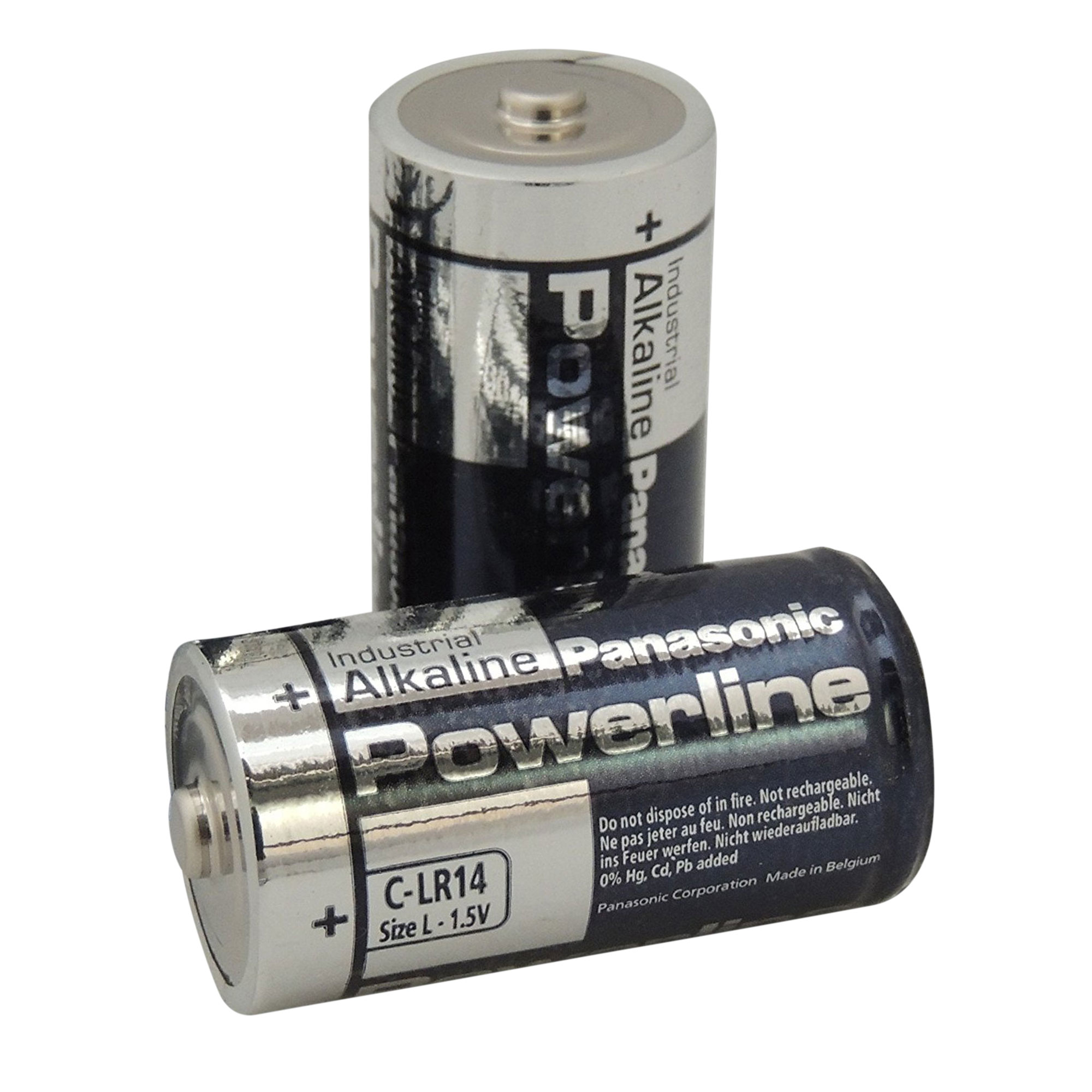 3070220 Batterij Duracell Industrial Alkaline Type C 1,5v 10st