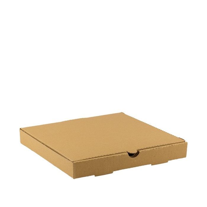 460820 Kraft pizza doos blanco 26x26x4 cm 100st