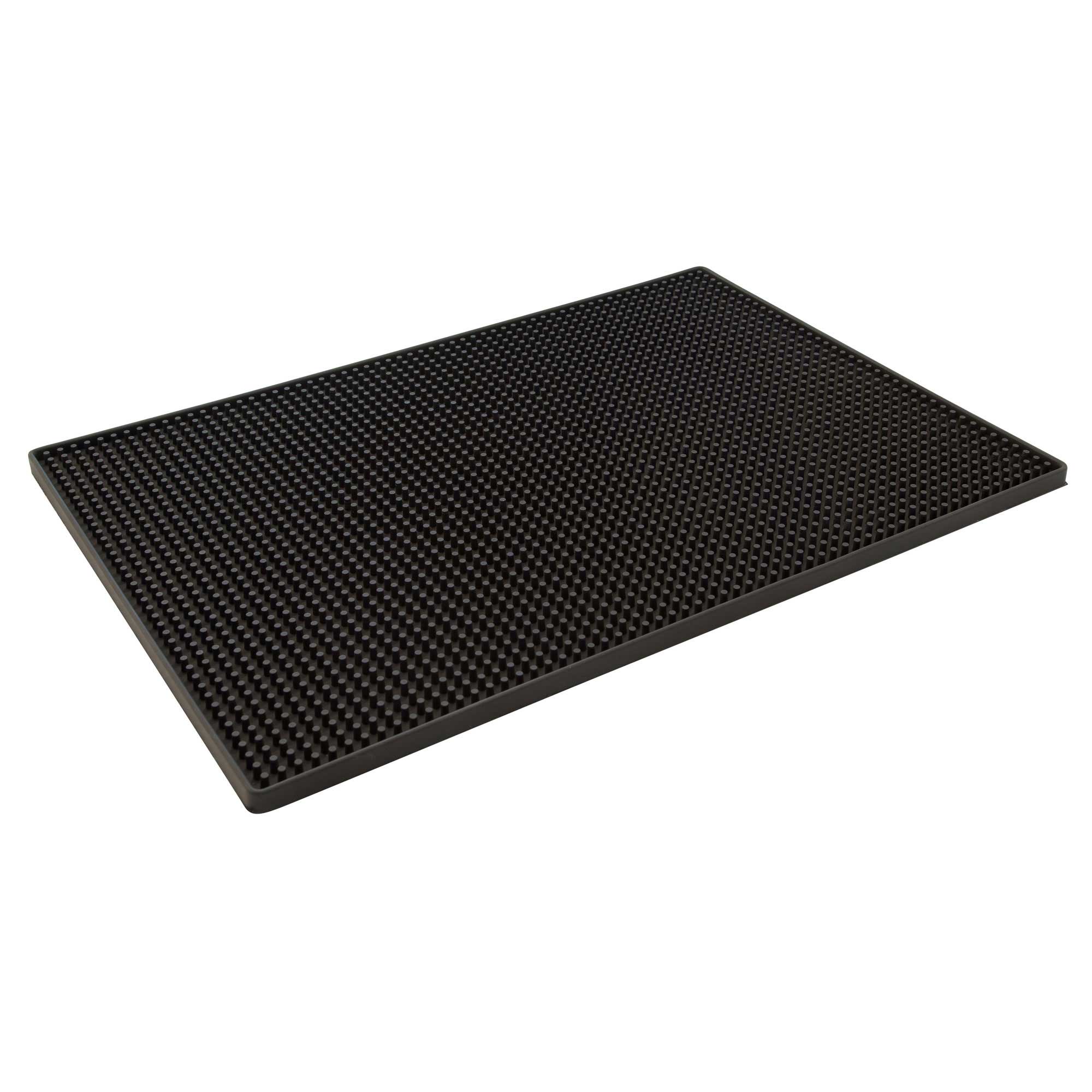 W517961 Barmat zwart rubber 45x30cm